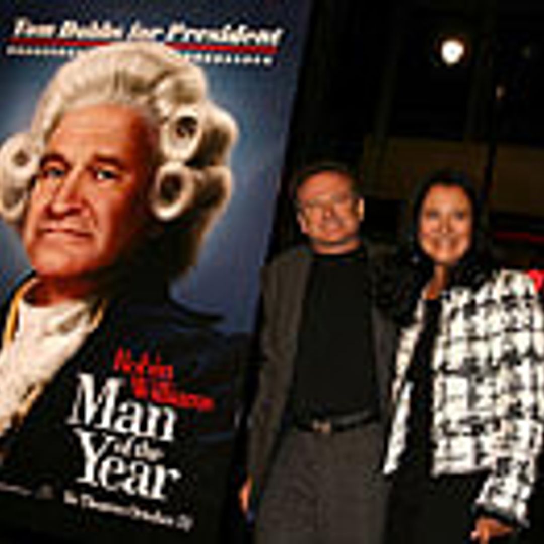 Robin's family stand by their 'Man Of The Year' at  premiere