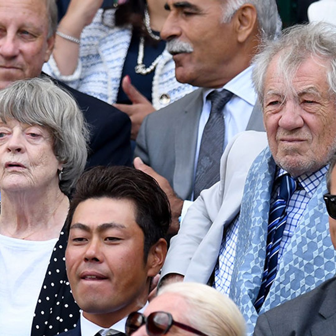Maggie Smith and Ian McKellan win the Internet after attending Wimbledon together