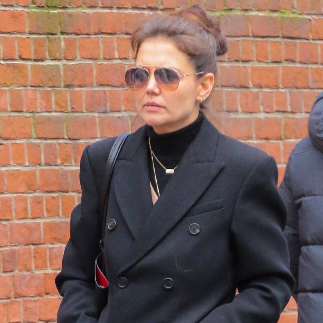 Katie Holmes looks downcast in first appearance since ex-boyfriend's NYE engagement