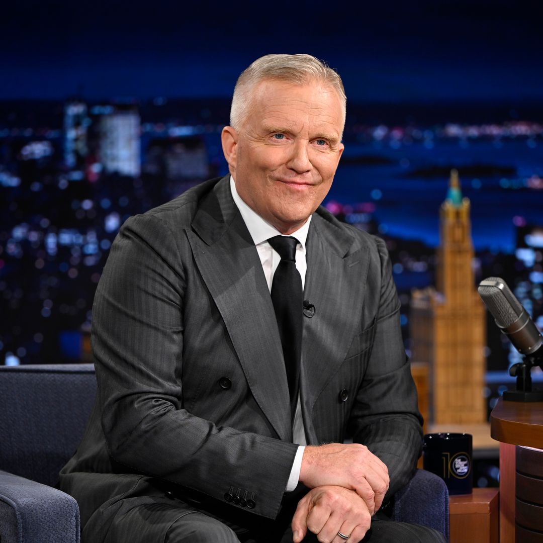 THE TONIGHT SHOW STARRING JIMMY FALLON -- Episode 2108 -- Pictured: Actor Anthony Michael Hall during an interview on Thursday, March 13, 2025