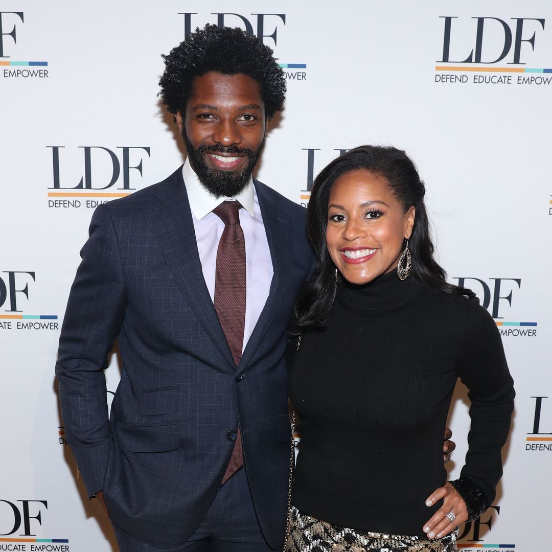 Sheinelle Jones and Uche Ojeh attend the NAACP LDF 33rd National Equal Justice Awards Dinner at Cipriani 42nd Street on November 07, 2019 in New York City.