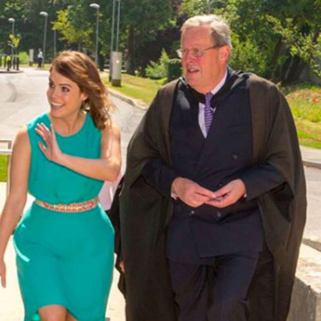 Princess Eugenie is summer-style perfection in this very bold midi dress
