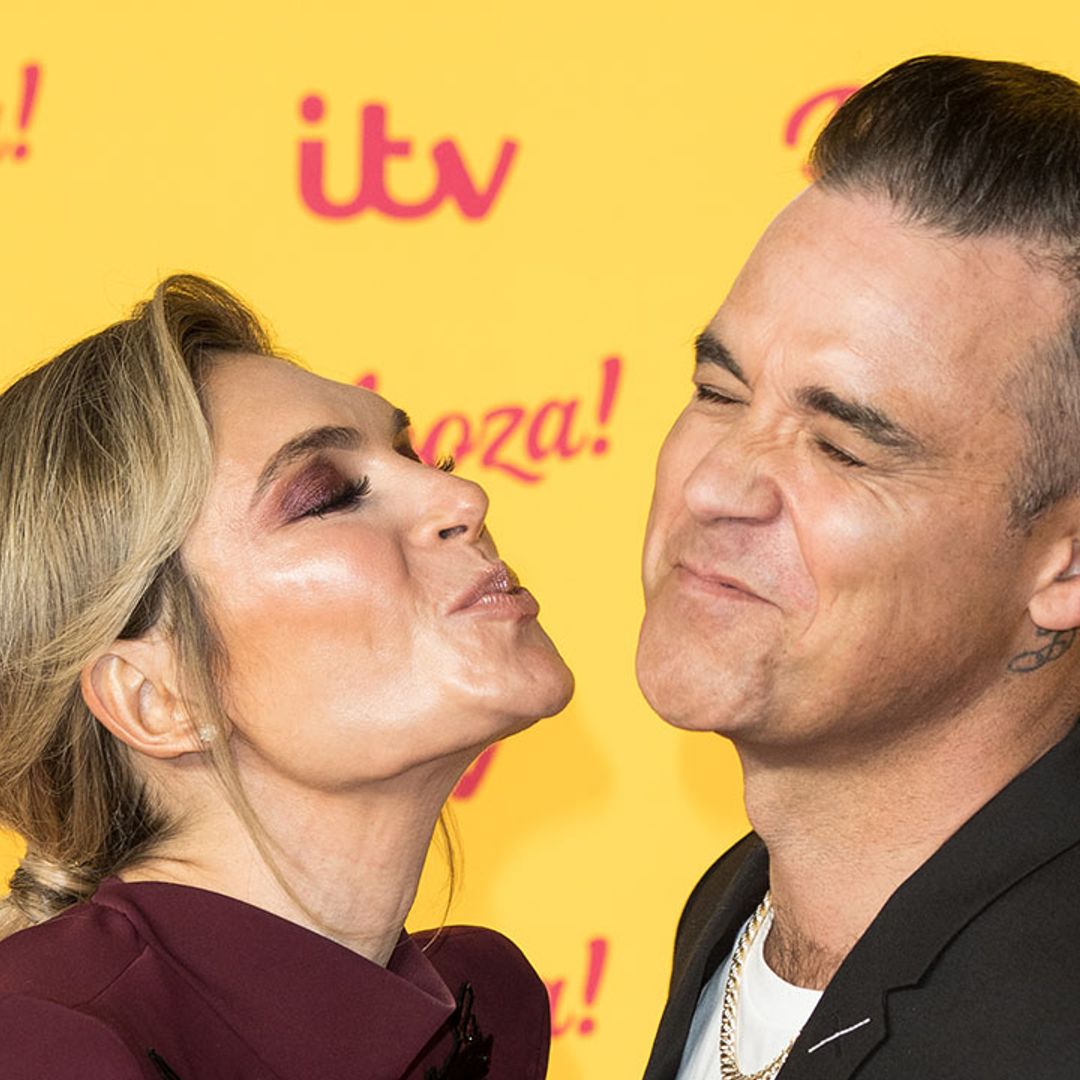 Robbie Williams and Ayda Field pose for gorgeous selfie after emotional reunion