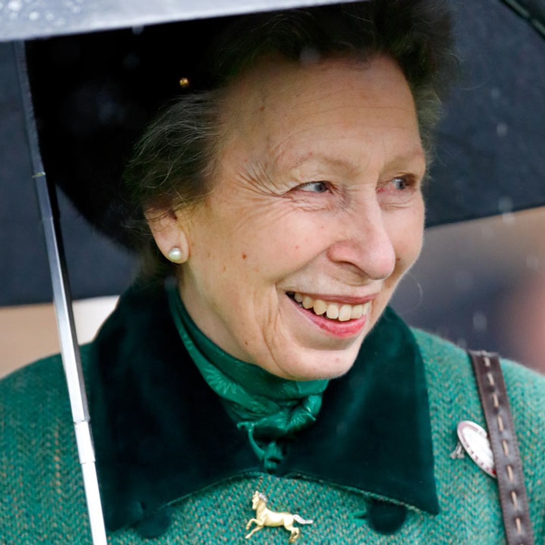 Princess Anne surprises at Cheltenham Ladies Day in swish fitted coat
