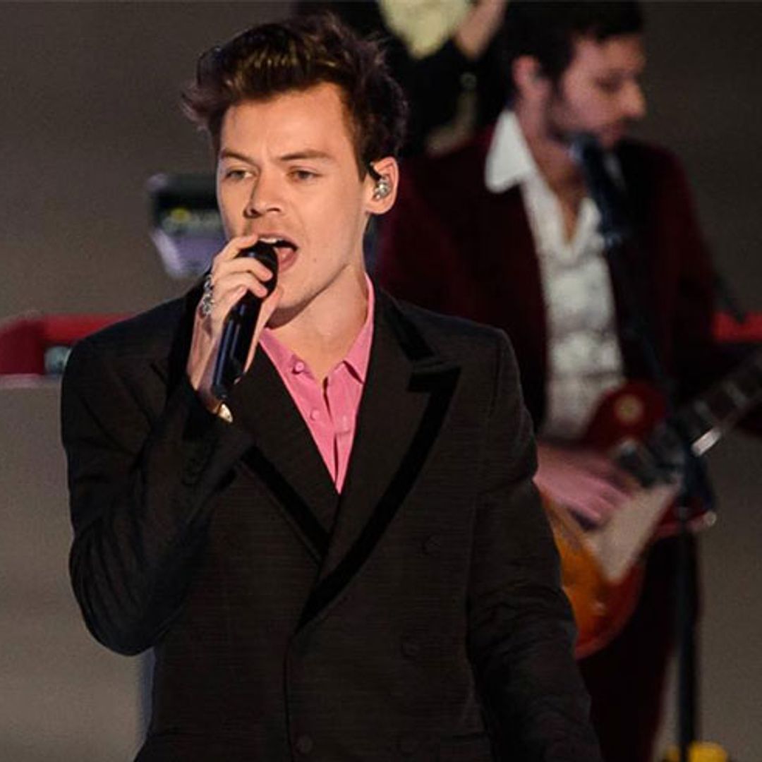 Harry Styles rocks Givenchy and Gucci at Victoria's Secret show