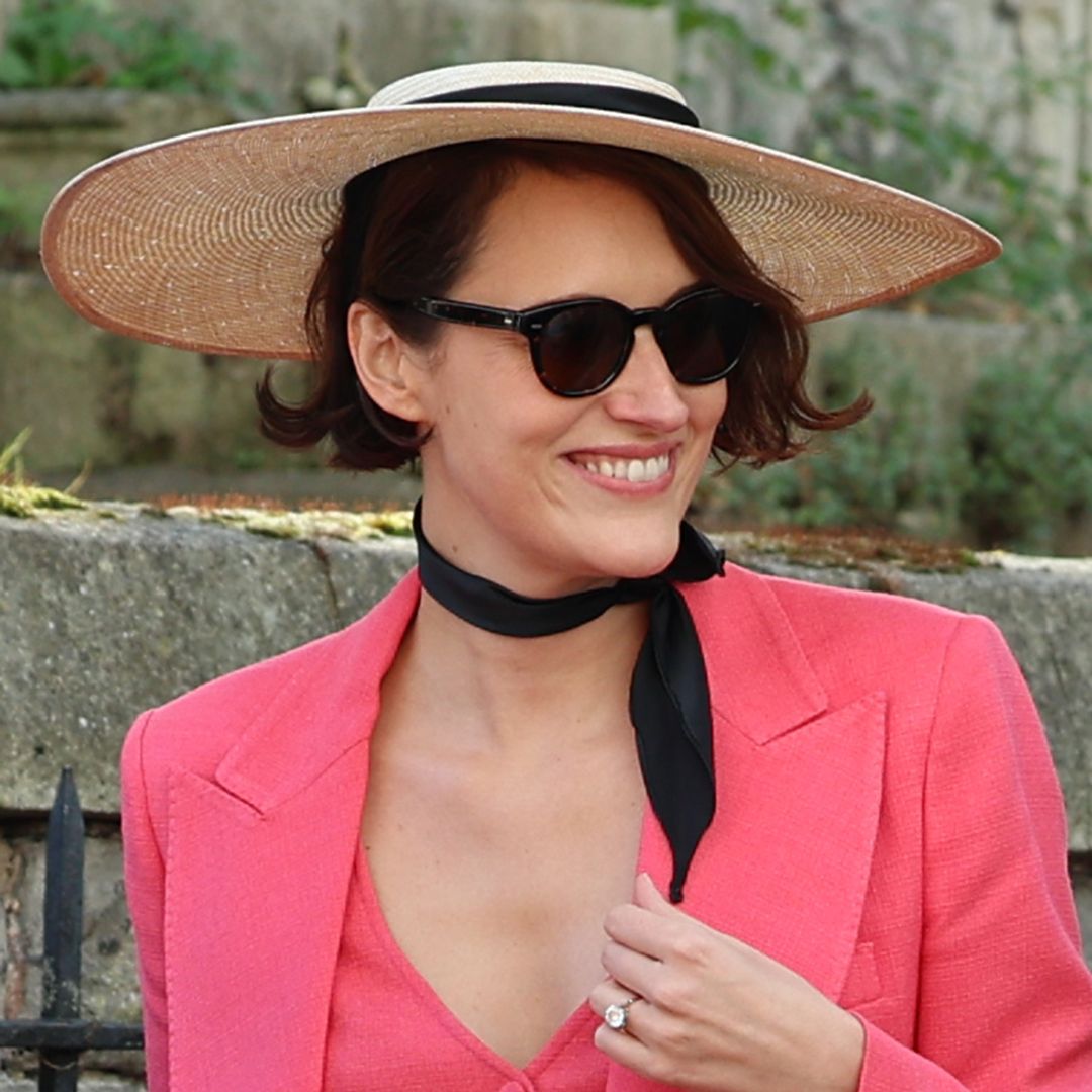 Phoebe Waller-Bridge debuts glittering diamond ring at brother's wedding to Downton Abbey bride