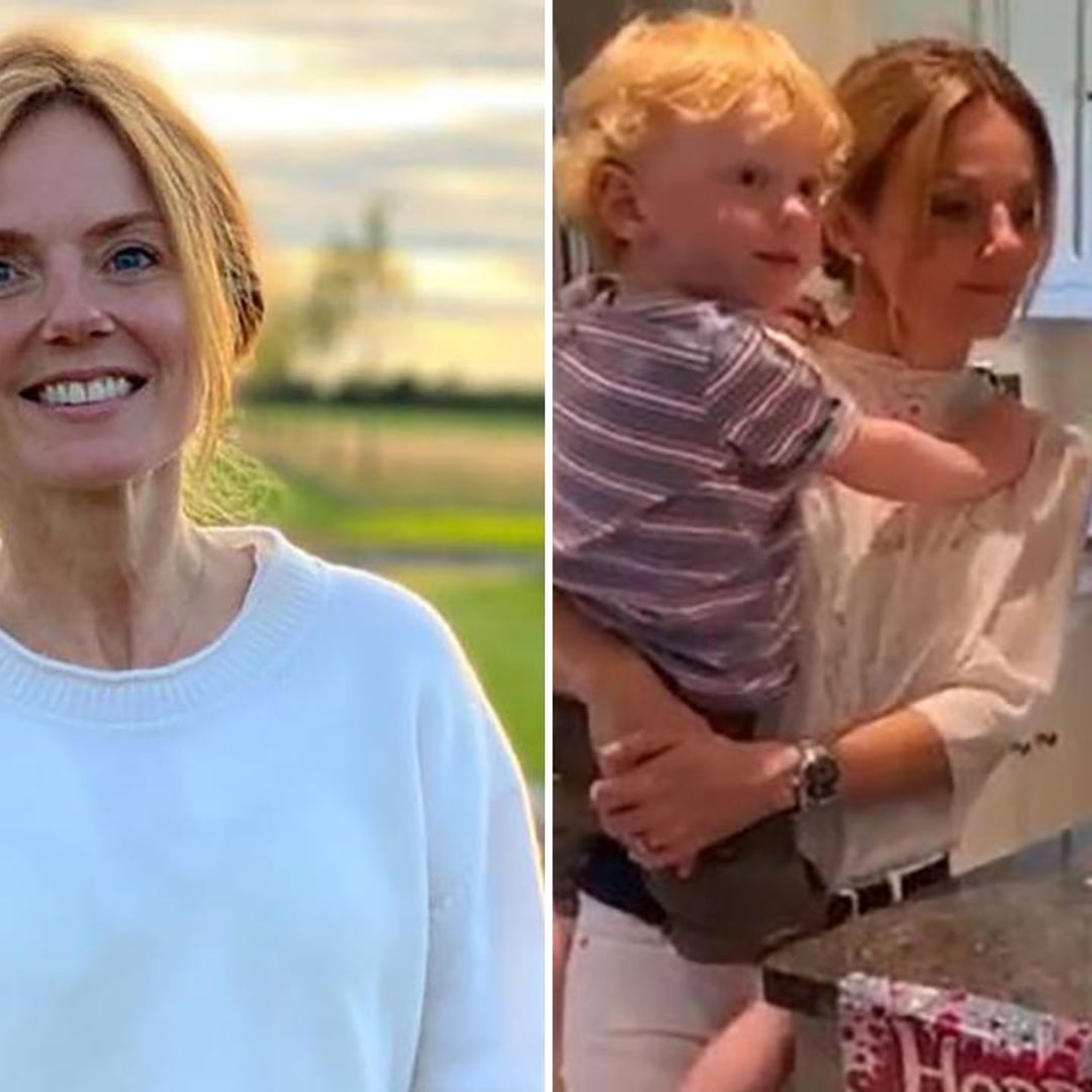 Geri Horner toasts special occasion with the most mouth-watering cake