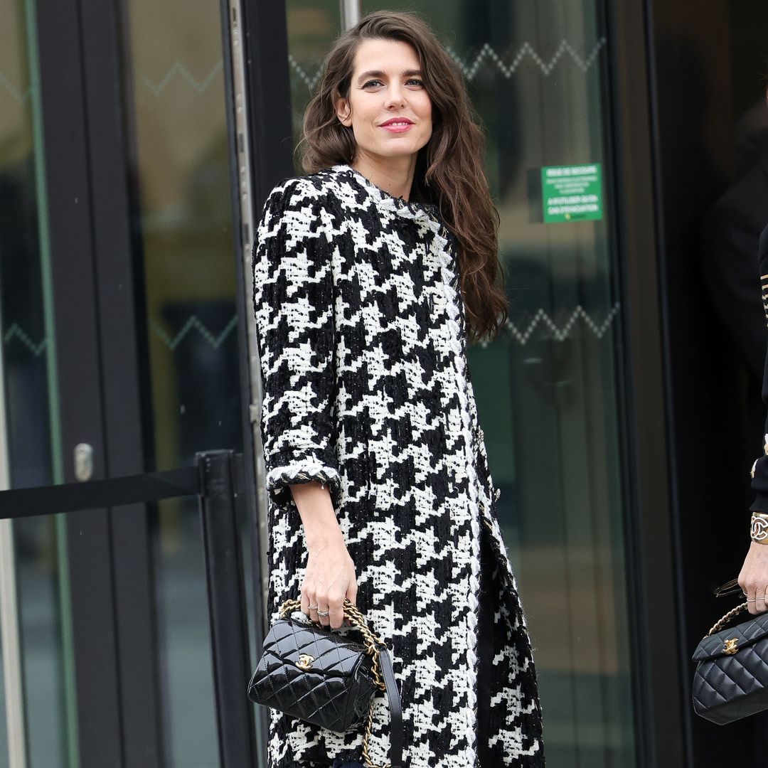 Charlotte Casiraghi champions pyjama sets at Chanel's SS25 show