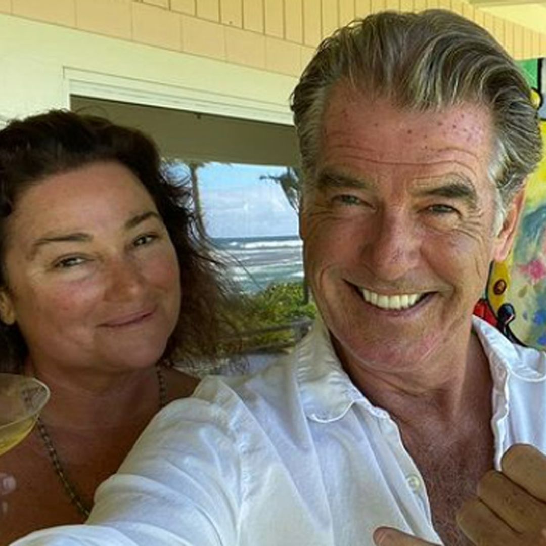 Pierce Brosnan stuns fans with incredibly rare family photo of three sons