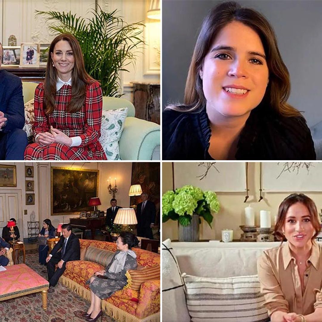 8 plushest royal sofas: Prince William and Kate Middleton, Princess Eugenie, Zara and Mike Tindall, more