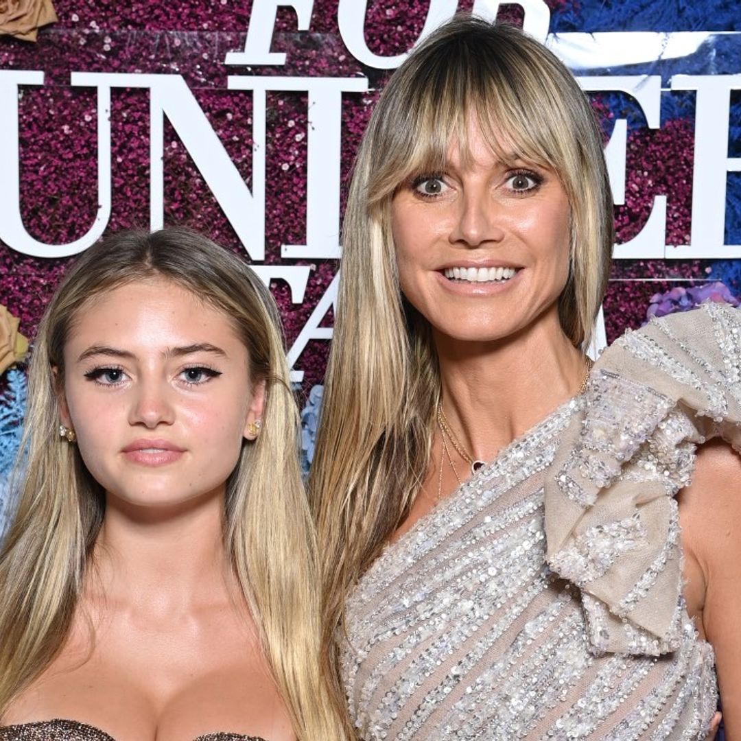 Heidi Klum and daughter Leni look like twins in matching holiday pajamas