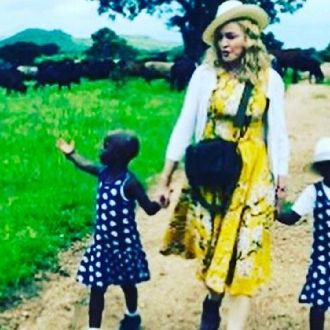 Madonna shares adorable video of adopted twin girls