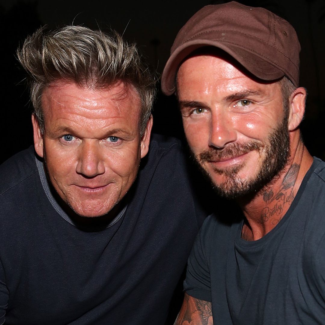 Gordon Ramsay shows support for David Beckham following emotional post