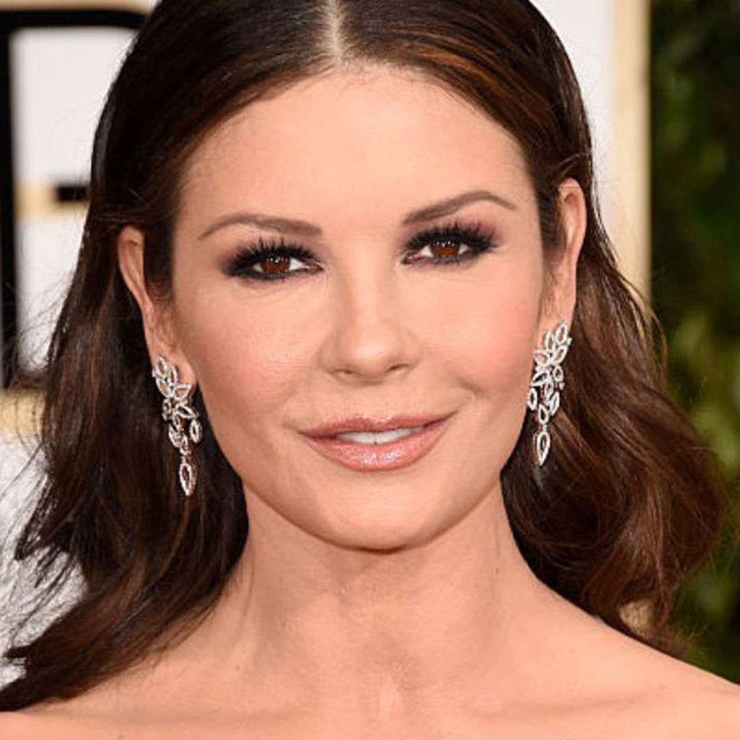 Catherine Zeta-Jones wows in sheer sequin dress for Critics' Choice appearance