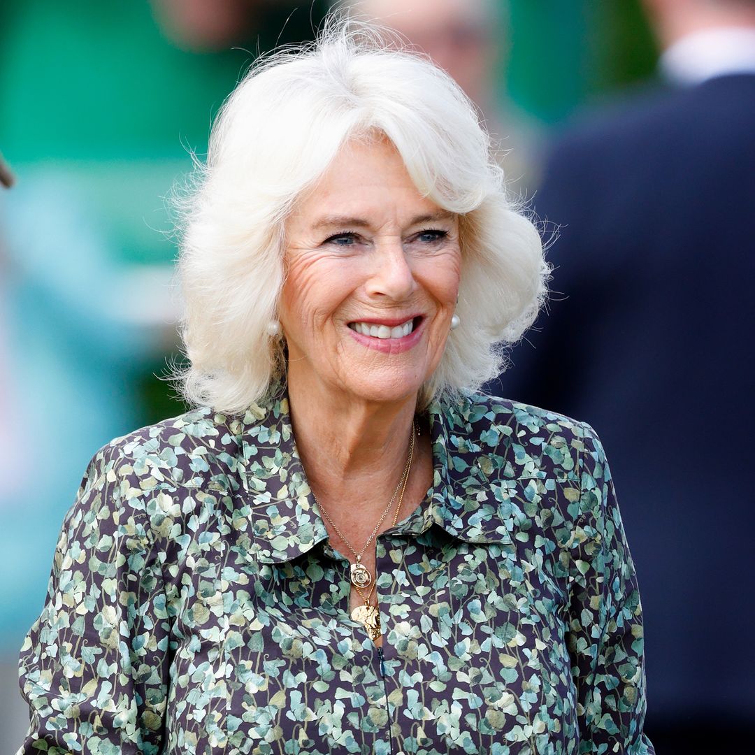 Queen Camilla pictured shopping with granddaughter during Highland holiday