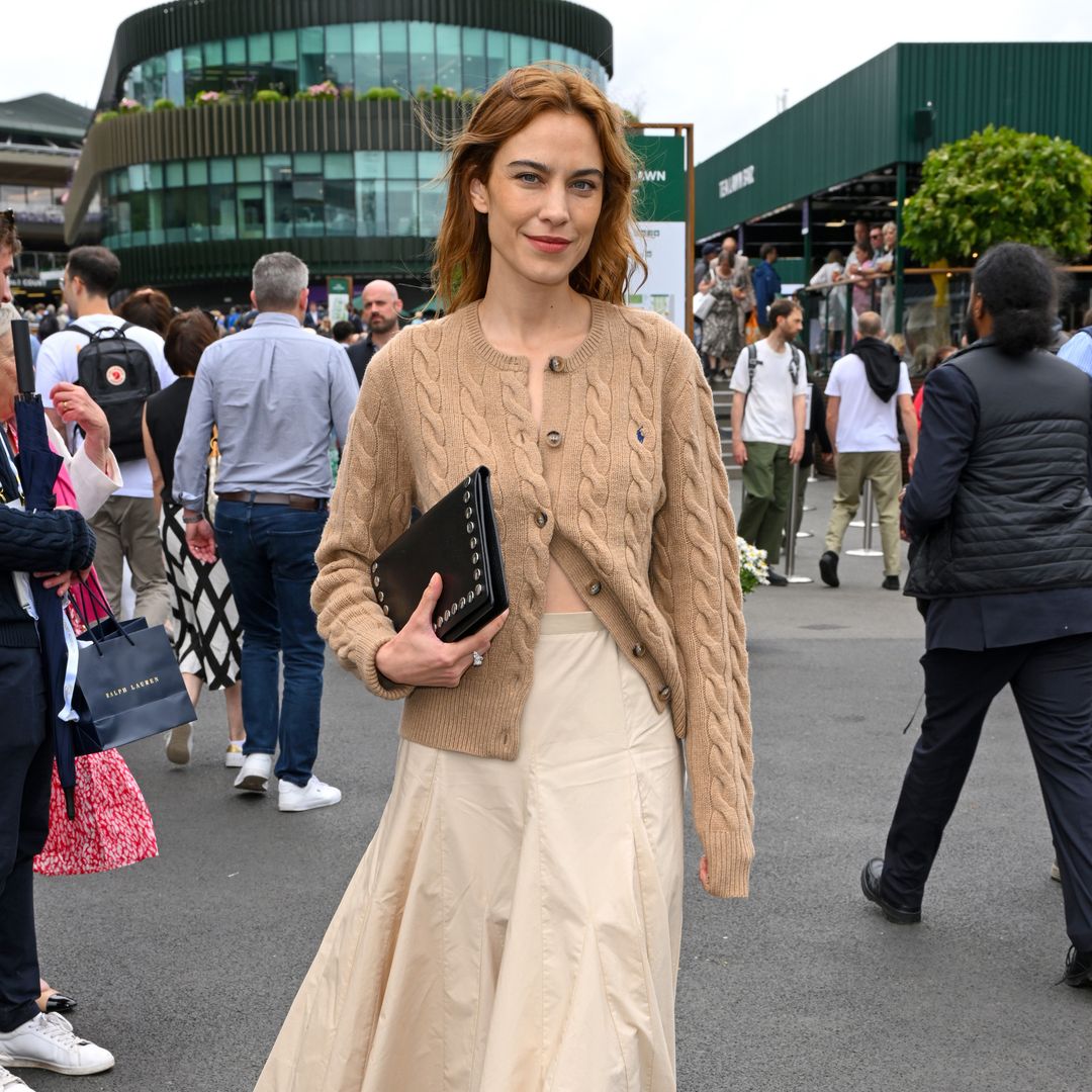 Alexa Chung wore the chicest dress to her brother's wedding