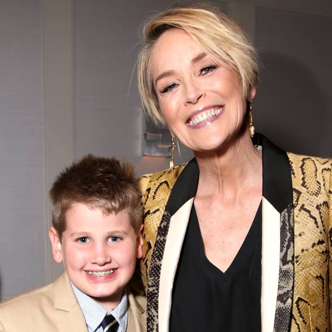 Sharon Stone shares incredibly rare photo with her three sons to mark special occasion