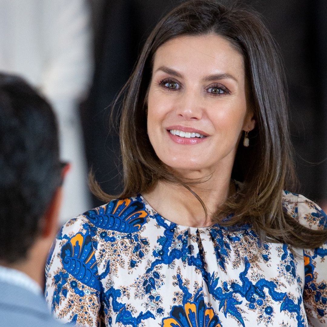 Queen Letizia just twinned with this fellow royal in exactly the same dress