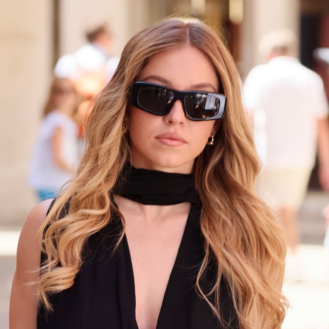 Sydney Sweeney redefines tailoring for Autumn in plunging mesh cut-out jumpsuit