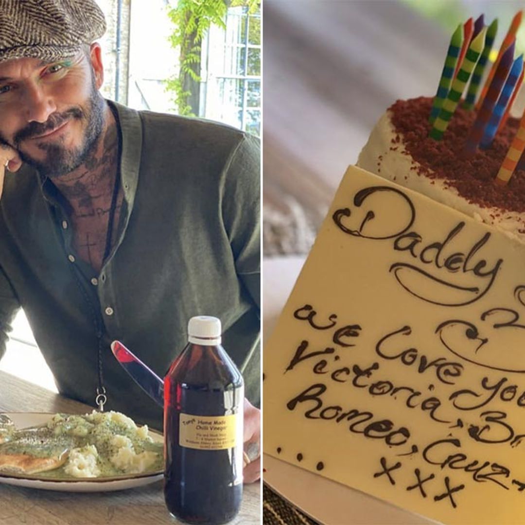 Inside David Beckham's delicious 45th birthday menu - from red velvet cake to homemade cocktails