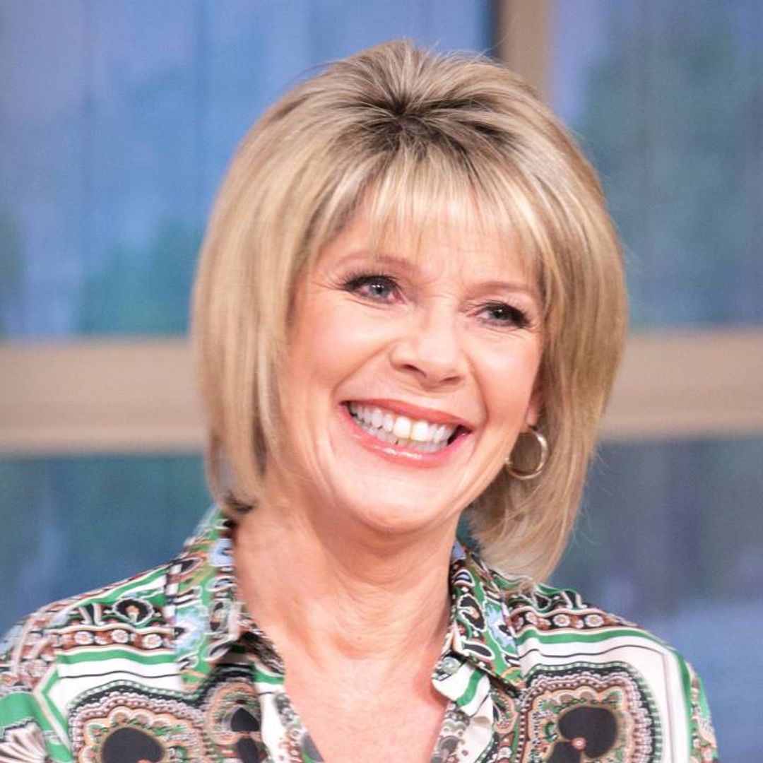 Ruth Langsford rocks stylish topknot while at home with Eamonn Holmes