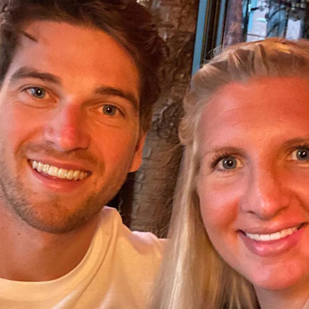 Pregnant Rebecca Adlington shows off growing baby bump in swimsuit