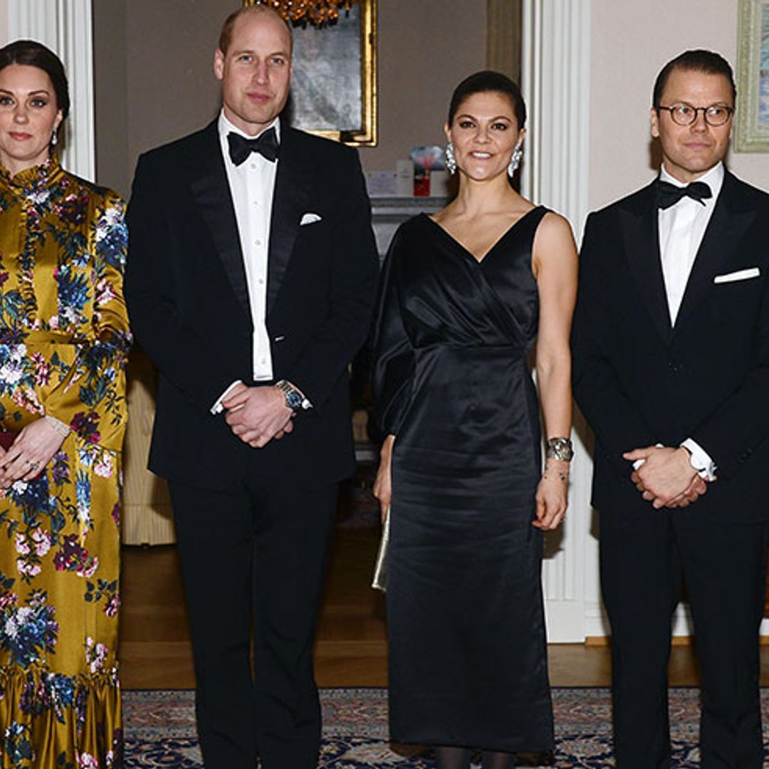 Duchess Kate dines in style wearing floral gown by Erdem