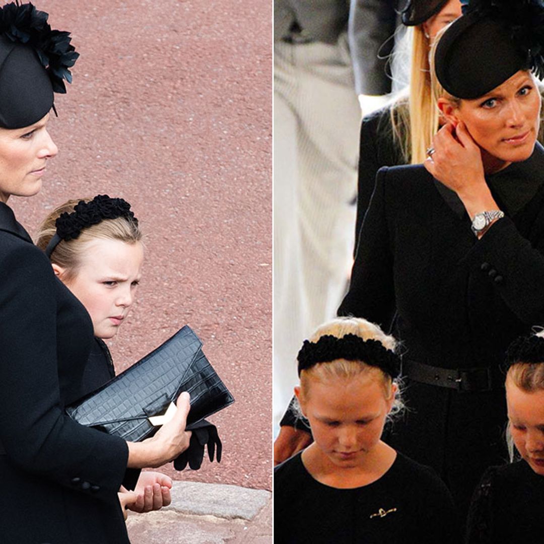 Mia Tindall shares sweet moment with parents Zara and Mike after Queen's committal service - watch