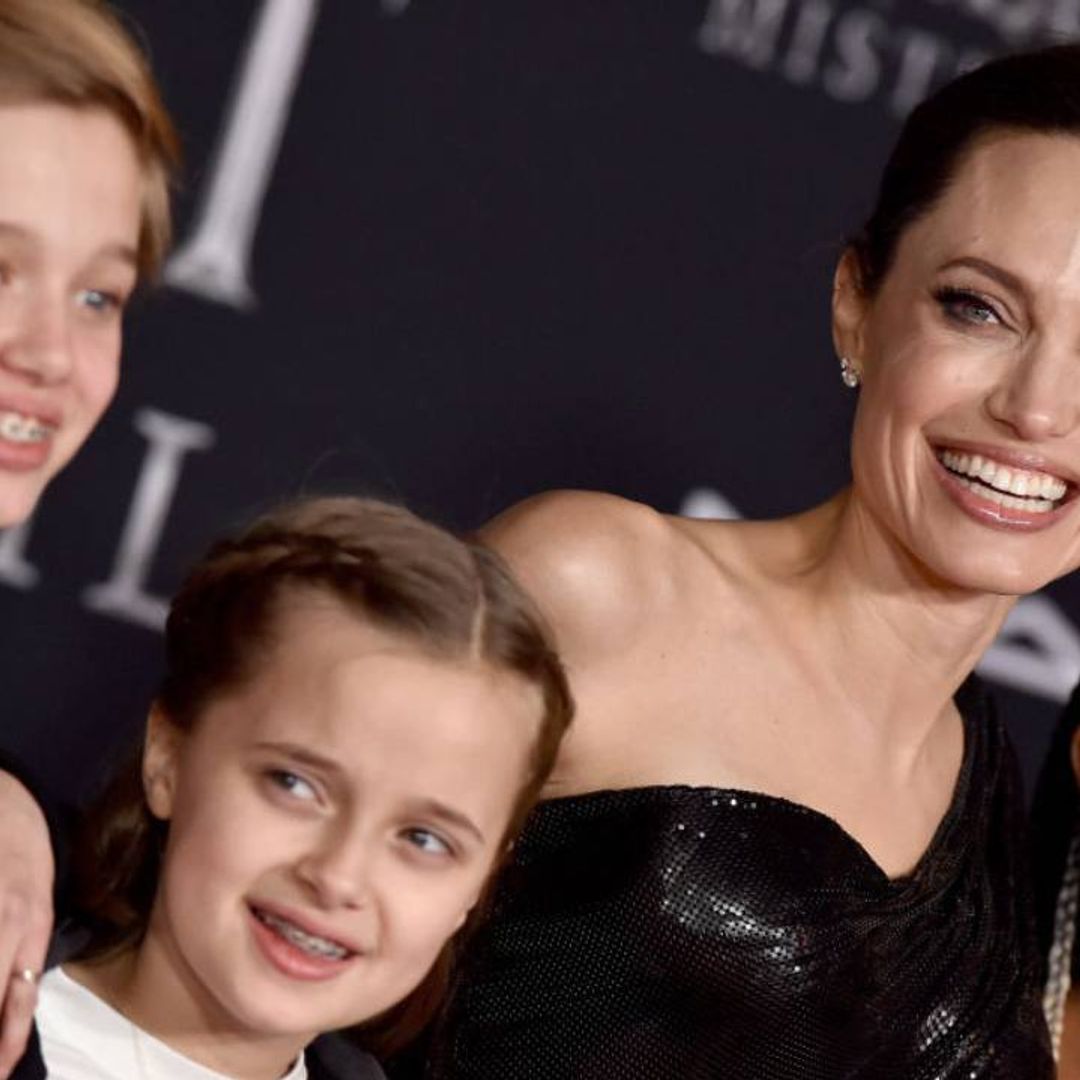 Angelina Jolie looks just like daughter Vivienne in unbelievable throwback photo