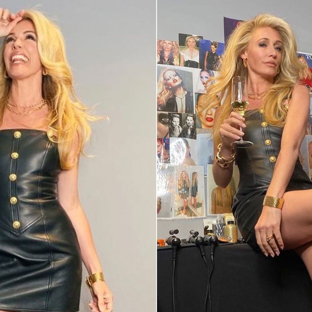 Cat Deeley looks amazing in show-stopping leather dress - and it's so risqué!