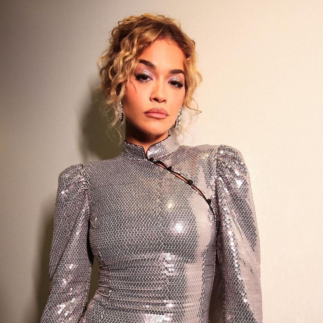 Rita Ora's Sheer Tights And Mini Dress Combo Is A Party Season Must-Have