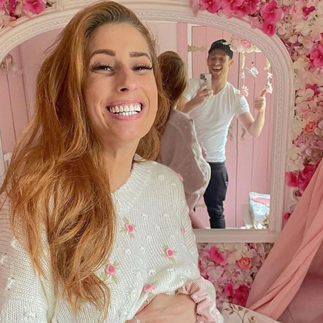 Stacey Solomon's daughter is 'desperate to get out' in incredible baby bump video