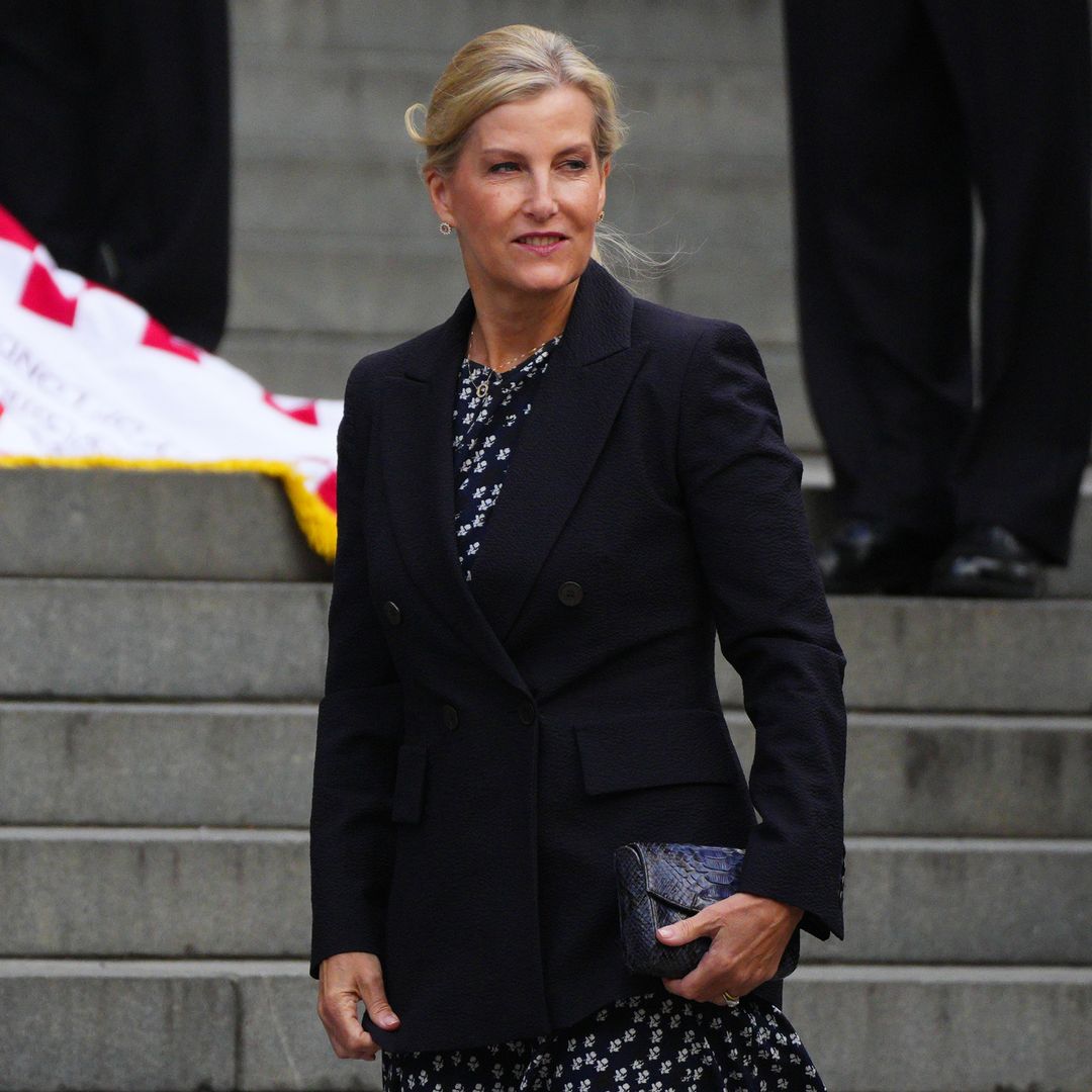 Duchess Sophie and Prince Edward pay their respects 