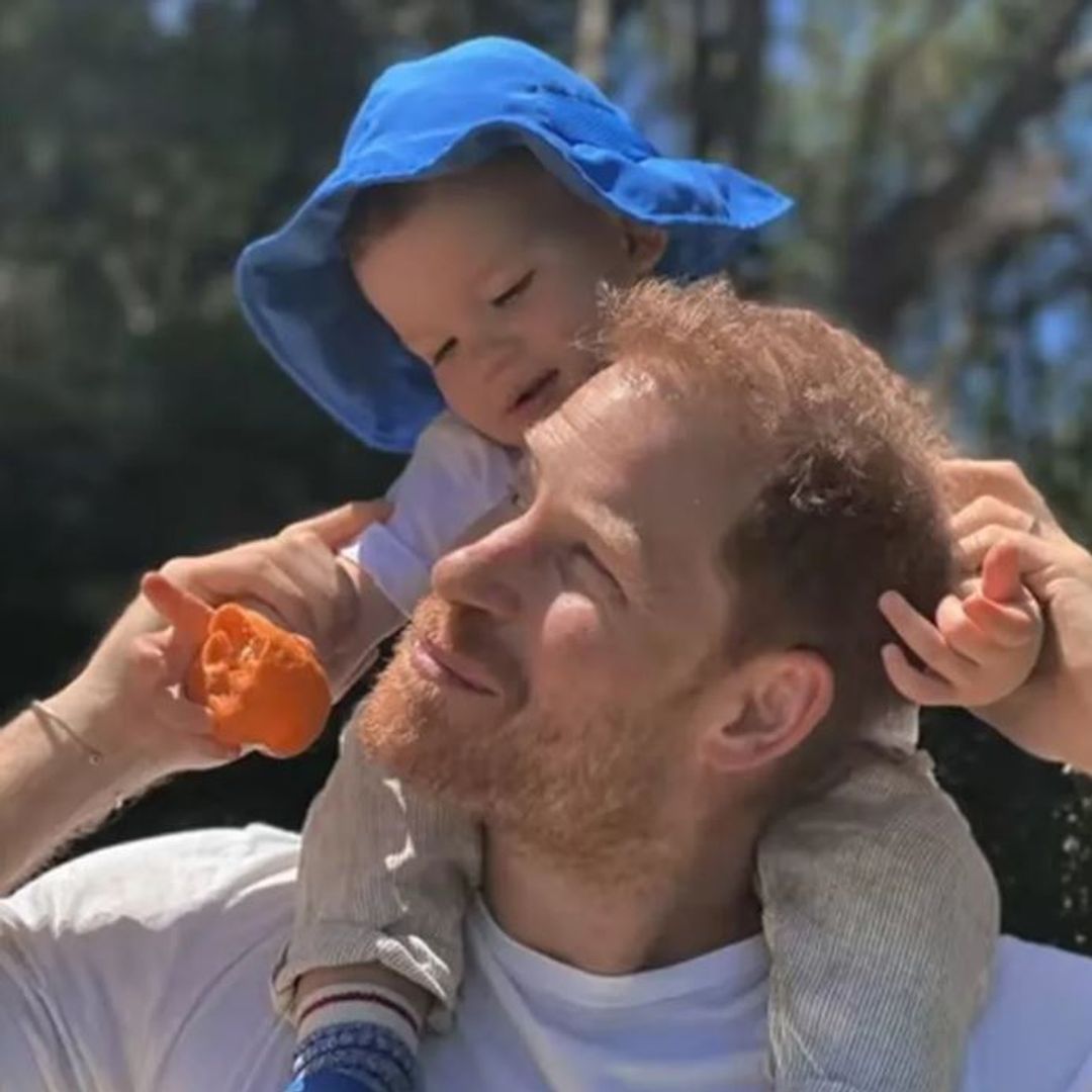 Watch Prince Harry and Prince Archie's throwback father-son moment in amazing fairytale garden