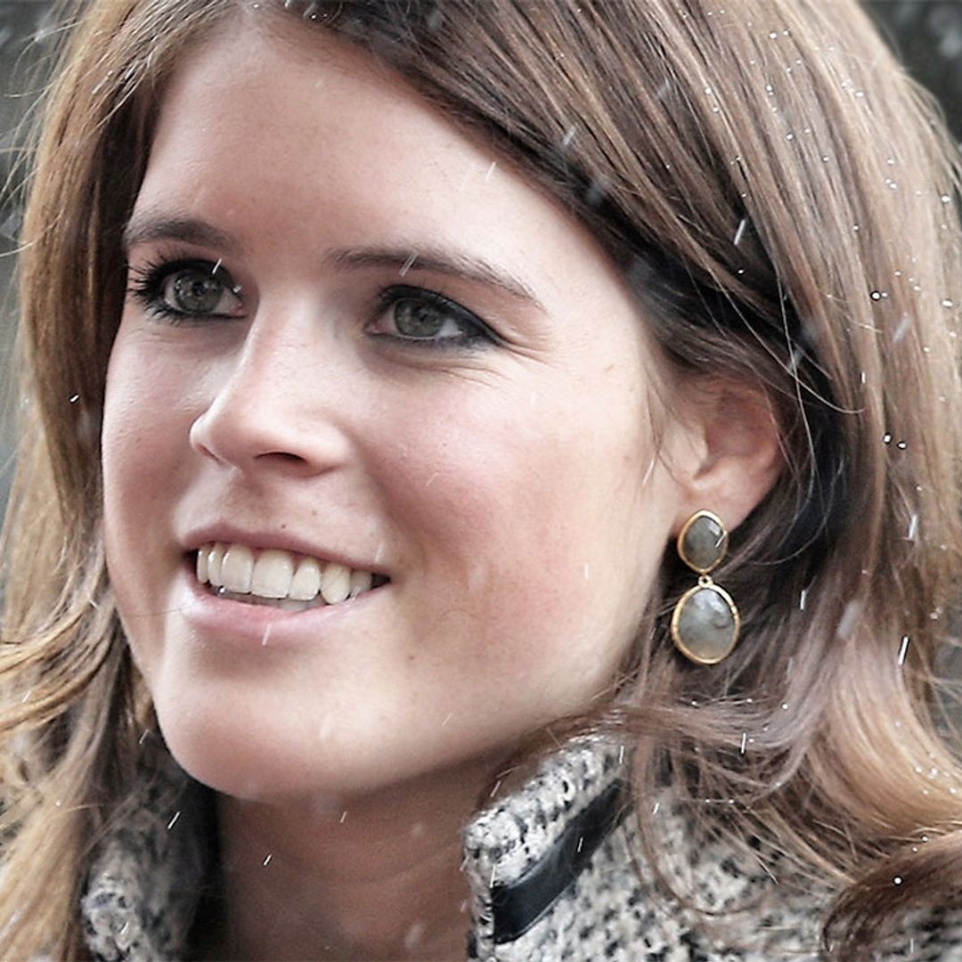 Princess Eugenie dons sell-out statement coat for special announcement