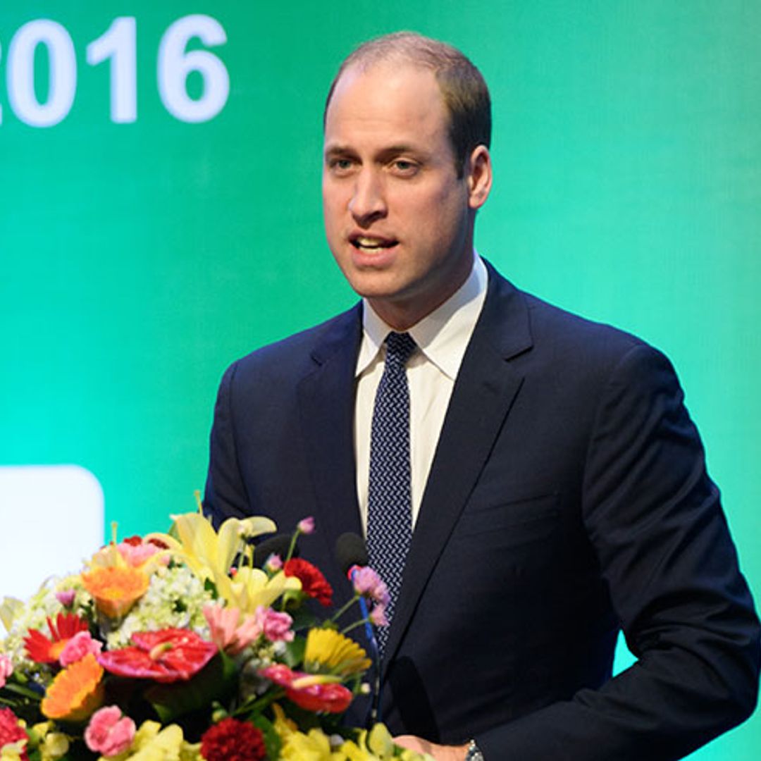 Prince William gives powerful speech about Illegal Wildlife Trade during Hanoi conference