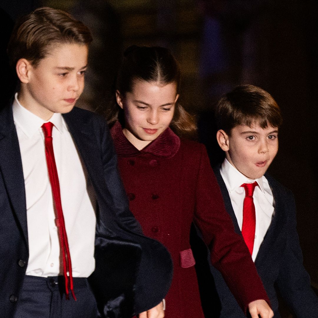 Prince George, Princess Charlotte and Prince Louis steal hearts supporting Kate