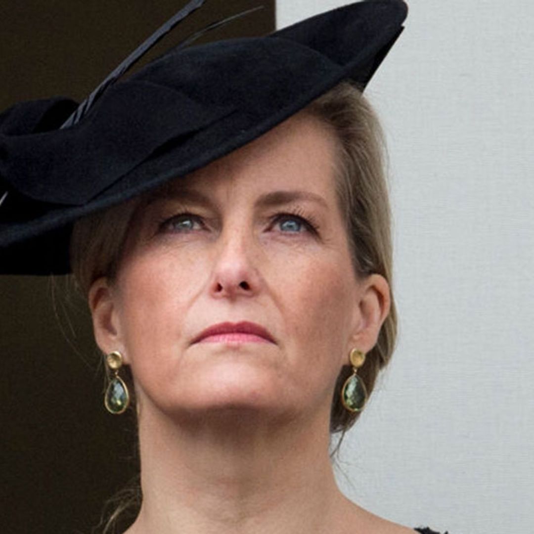 The Countess of Wessex wears sombre dress to mourn Prince Philip