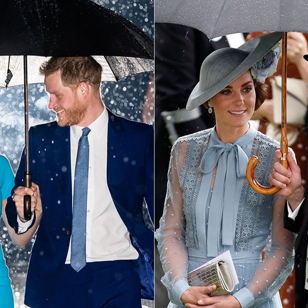 8 times the royals enjoyed a cuddle in the rain