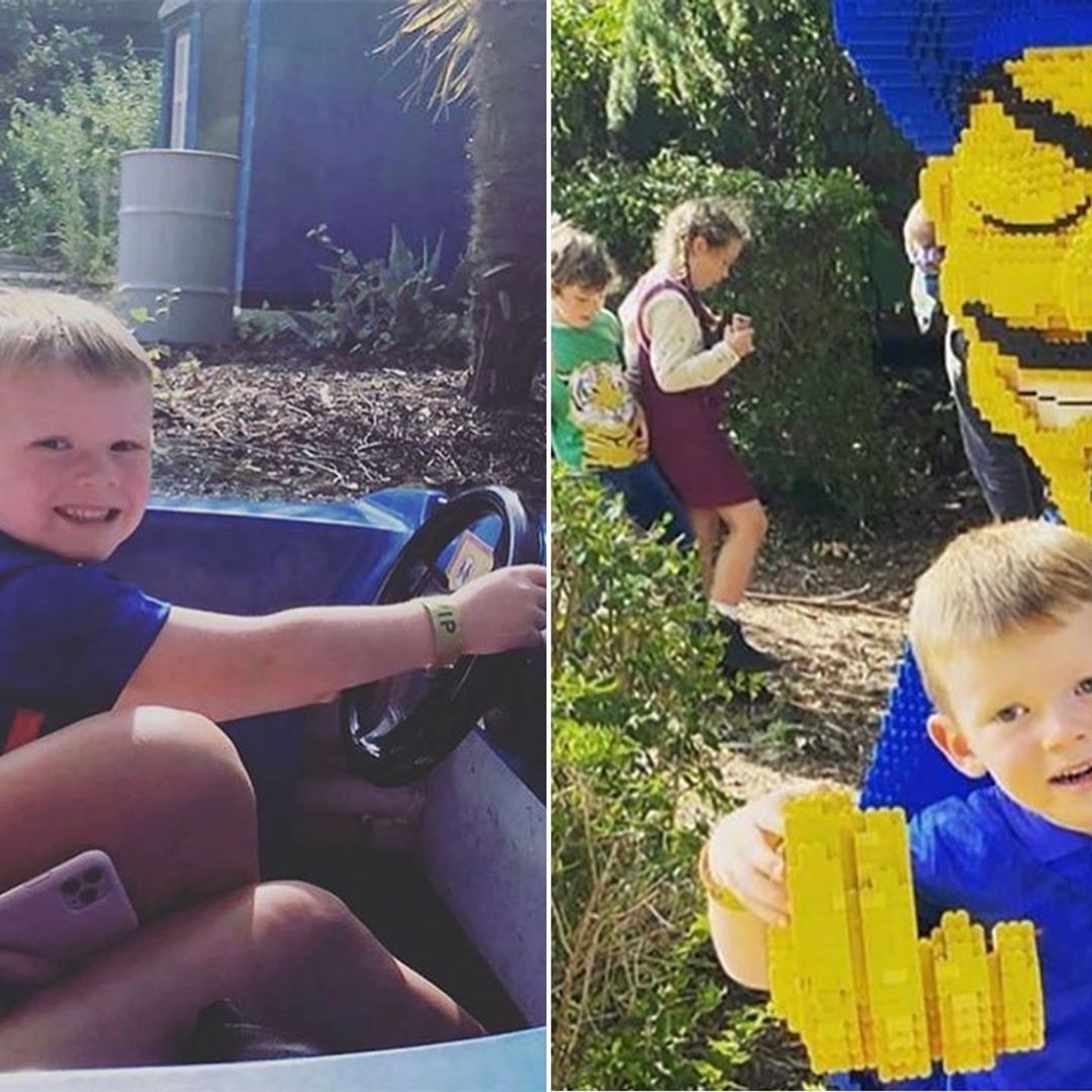 Coleen Rooney rides rollercoasters with son Kit at Legoland – and fans react