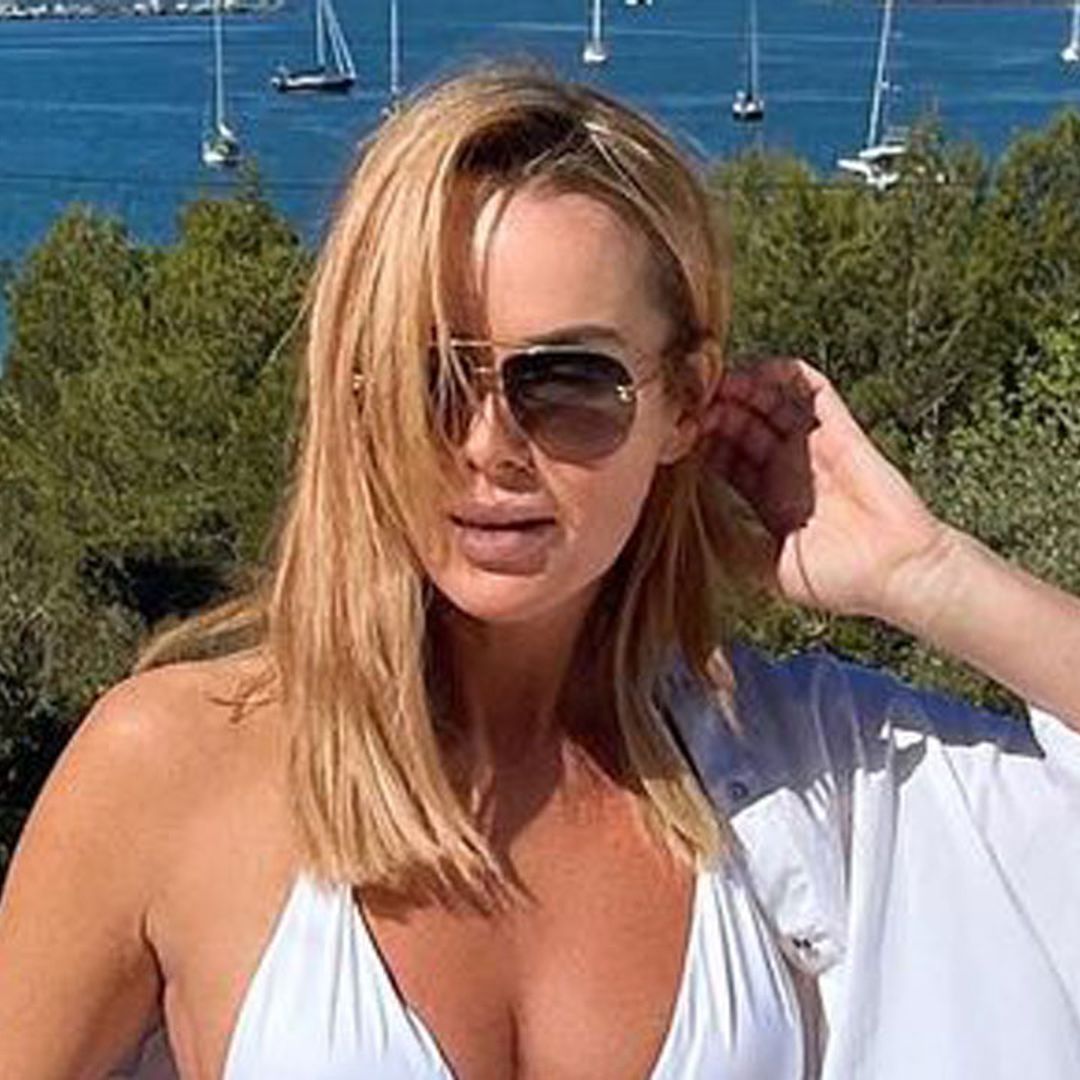 Amanda Holden's stuns during sunkissed bikini boat ride in Greece