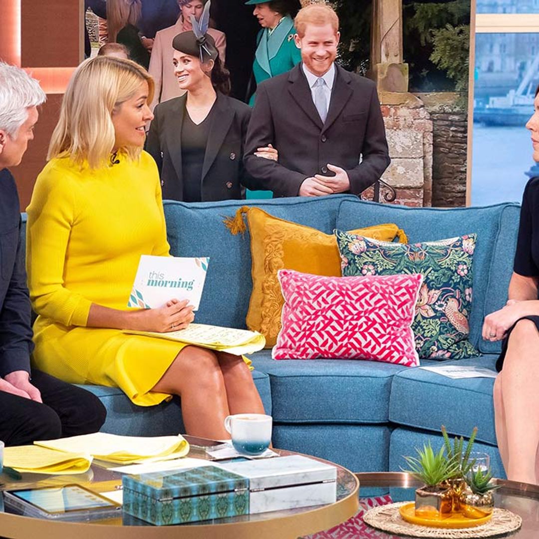 Holly Willoughby's dress on This Morning paid tribute to the royal baby & she defended Meghan Markle live on air