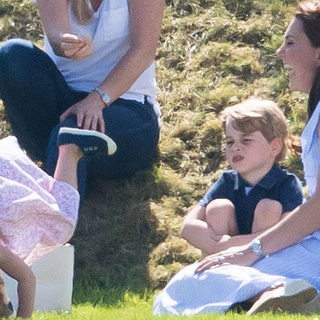 Watch Princess Charlotte entertain mum Kate Middleton with a roly-poly