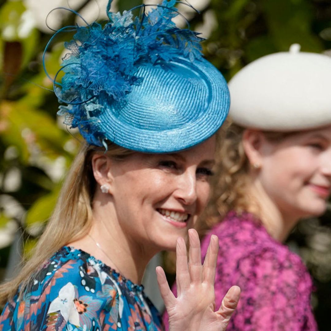 Sophie Wessex turns heads in seriously striking dress and must-see accessory at Easter service