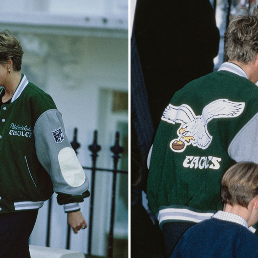 Princess Diana's Philadelphia Eagles jacket was inspired by Grace Kelly