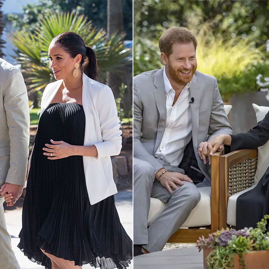 Meghan Markle's girl and boy baby bumps compared through her pregnancies