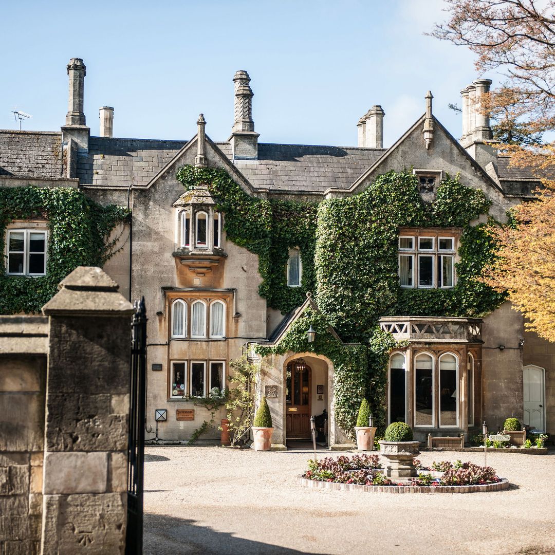 Exterior shot of Bath Priory entrance