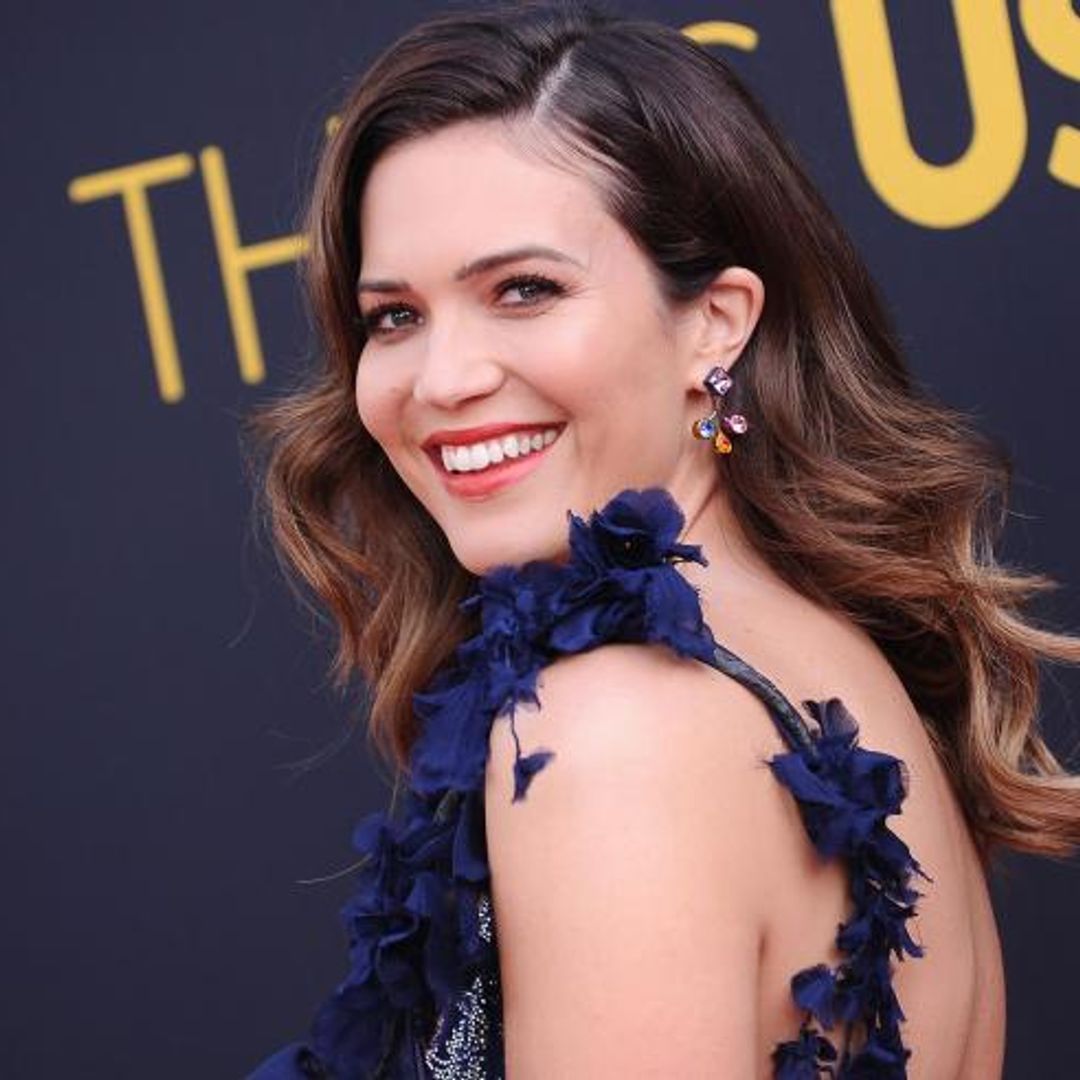 Mandy Moore wows in two-tone dress at This Is Us premiere