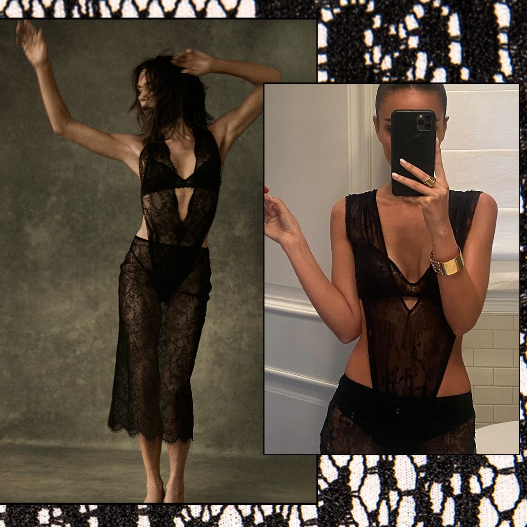 Victoria Beckham wears same sheer lace dress as Cruz's 29-year-old girlfriend