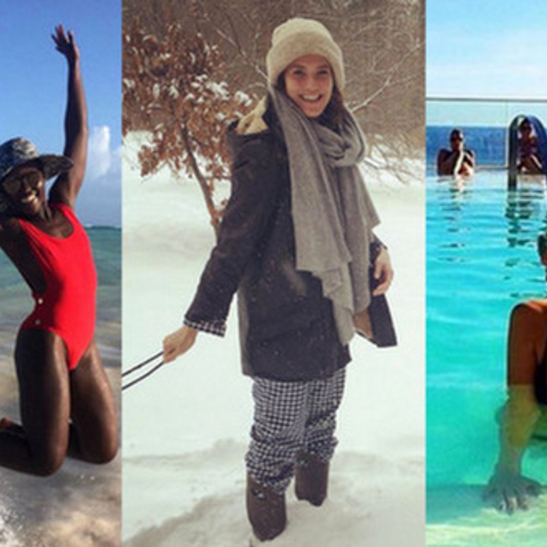 Celebrity travel: Where the stars are spending their winter vacations